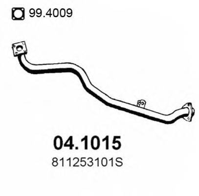 ASSO 041015 Труба вихлопного газу