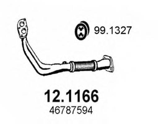 ASSO 121166 Труба вихлопного газу