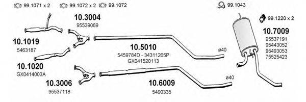 ASSO ART0463 Система випуску ОГ