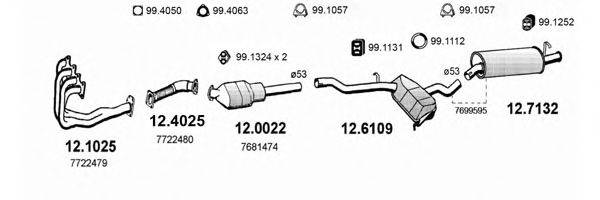 ASSO ART0611 Система випуску ОГ