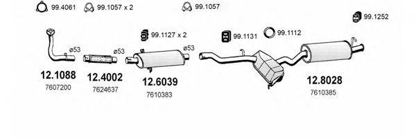 ASSO ART0615 Система випуску ОГ