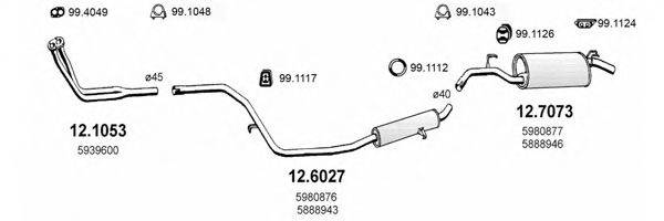 ASSO ART0637 Система випуску ОГ