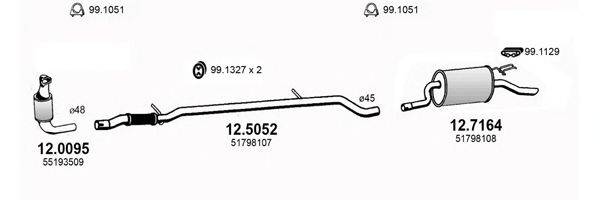 ASSO ART3418 Система випуску ОГ