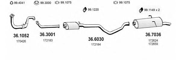 ASSO ART1931 Система випуску ОГ