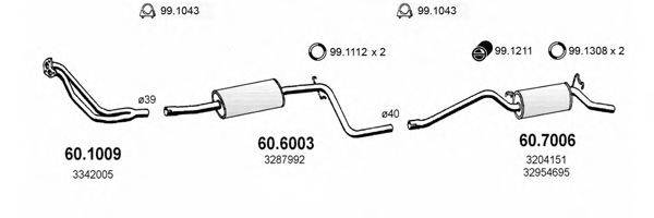 ASSO ART2493 Система випуску ОГ