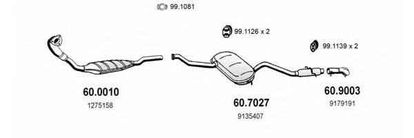 ASSO ART2495 Система випуску ОГ