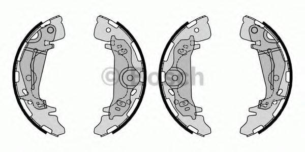 BOSCH F026008029 Комплект гальмівних колодок