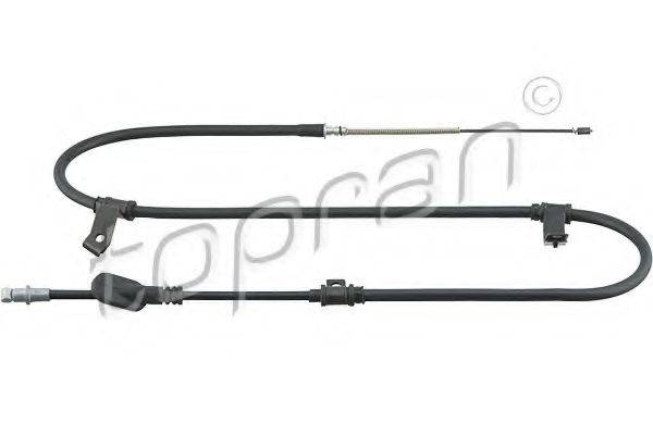 TOPRAN 821037 Трос, стоянкова гальмівна система