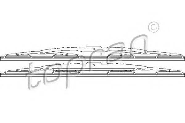 TOPRAN 103580 Щітка склоочисника
