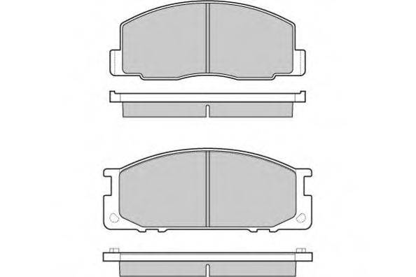 E.T.F. 120435 Комплект гальмівних колодок, дискове гальмо