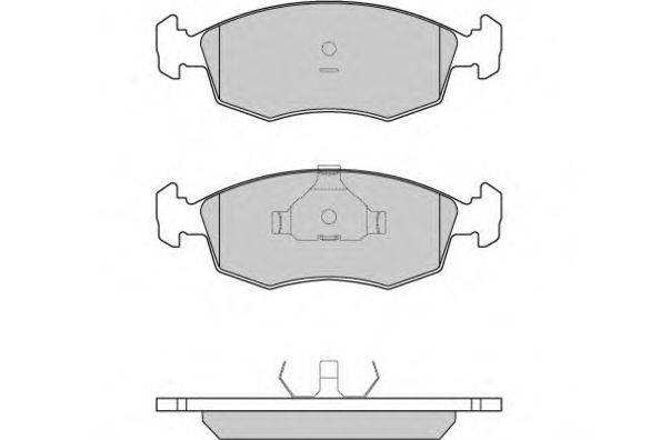 E.T.F. 120499 Комплект гальмівних колодок, дискове гальмо