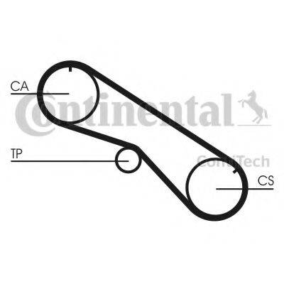 CONTITECH CT818 Ремінь ГРМ