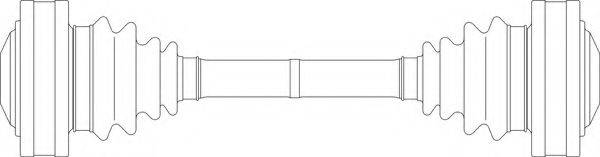 GENERAL RICAMBI BW3003 Приводний вал