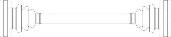 GENERAL RICAMBI BW3012 Приводний вал