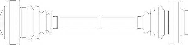 GENERAL RICAMBI BW3080 Приводний вал