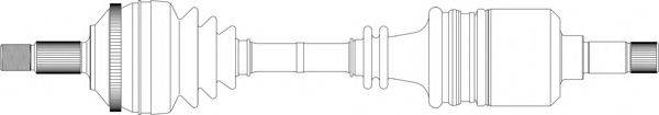 GENERAL RICAMBI CI3226 Приводний вал