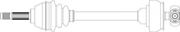 GENERAL RICAMBI FI3020 Приводний вал