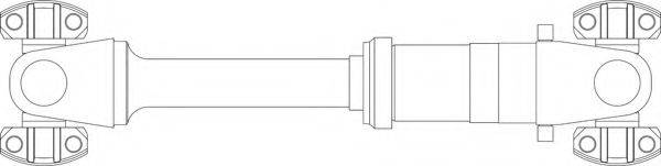 GENERAL RICAMBI FI3024 Приводний вал