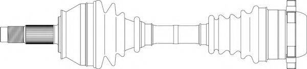 GENERAL RICAMBI FI3121 Приводний вал