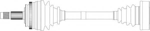 GENERAL RICAMBI FI3135 Приводний вал