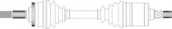 GENERAL RICAMBI ND3123 Приводний вал