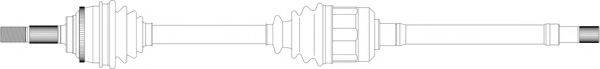 GENERAL RICAMBI ND3130 Приводний вал
