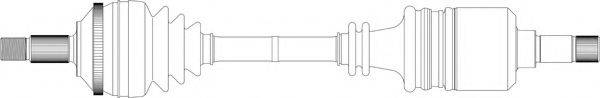 GENERAL RICAMBI PE3135 Приводний вал