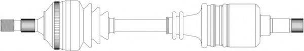 GENERAL RICAMBI PE3183 Приводний вал