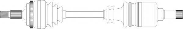 GENERAL RICAMBI PE3215 Приводний вал