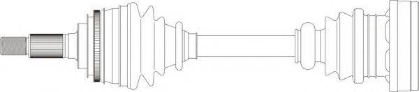 GENERAL RICAMBI TY3119 Приводний вал
