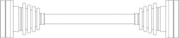 GENERAL RICAMBI WW3066 Приводний вал