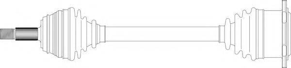 GENERAL RICAMBI WW3243 Приводний вал