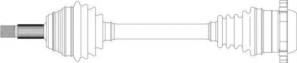 GENERAL RICAMBI WW3297 Приводний вал