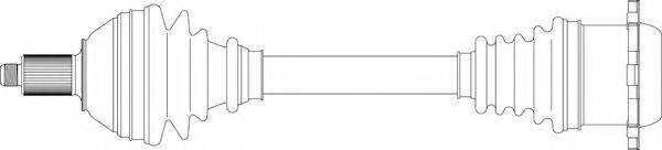 GENERAL RICAMBI WW3303 Приводний вал