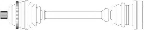 GENERAL RICAMBI WW3314 Приводний вал