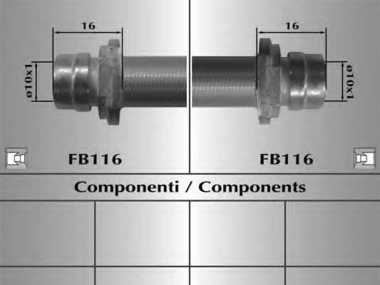 MALO 81062 Гальмівний шланг
