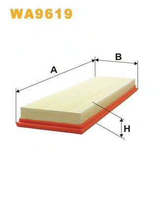 WIX FILTERS WA9619 Повітряний фільтр