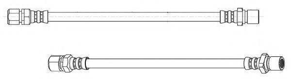 CEF 510859 Гальмівний шланг