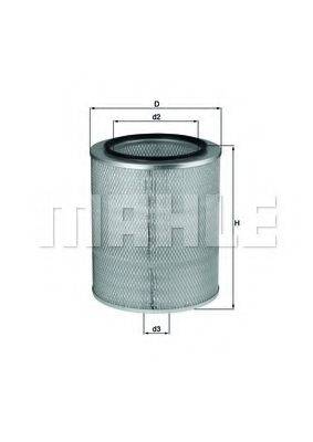 KNECHT LX93 Повітряний фільтр