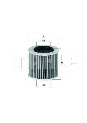 KNECHT OX416D2 Масляний фільтр