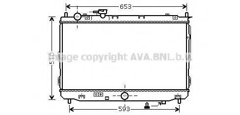 PRASCO KA2070 Радіатор, охолодження двигуна