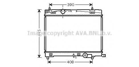 PRASCO TO2498 Радіатор, охолодження двигуна