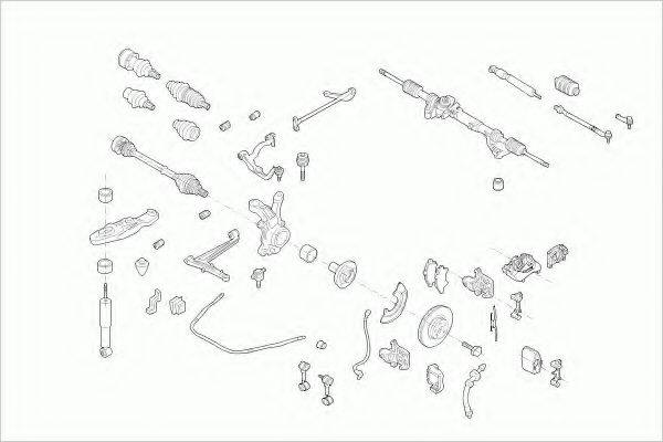 LEMFORDER VWTRANSFL002 Рульове управління; Підвіска колеса