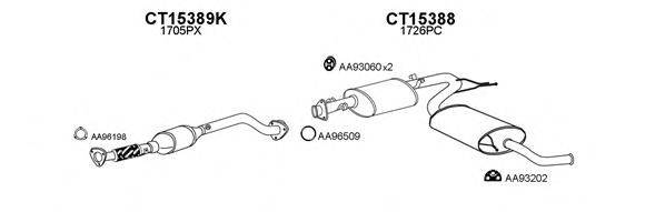 VENEPORTE 150076 Система випуску ОГ