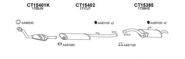 VENEPORTE 150334 Система випуску ОГ