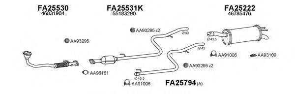 VENEPORTE 250051 Система випуску ОГ