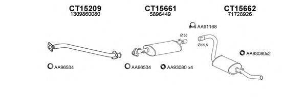 VENEPORTE 250461 Система випуску ОГ