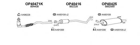 VENEPORTE 400206 Система випуску ОГ