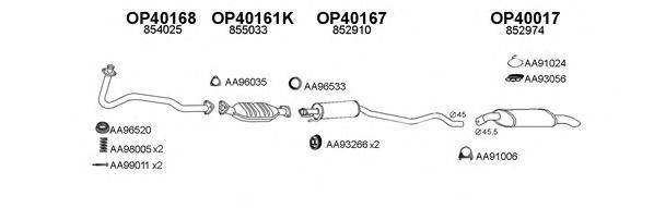 VENEPORTE 400313 Система випуску ОГ