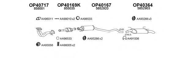 VENEPORTE 400315 Система випуску ОГ